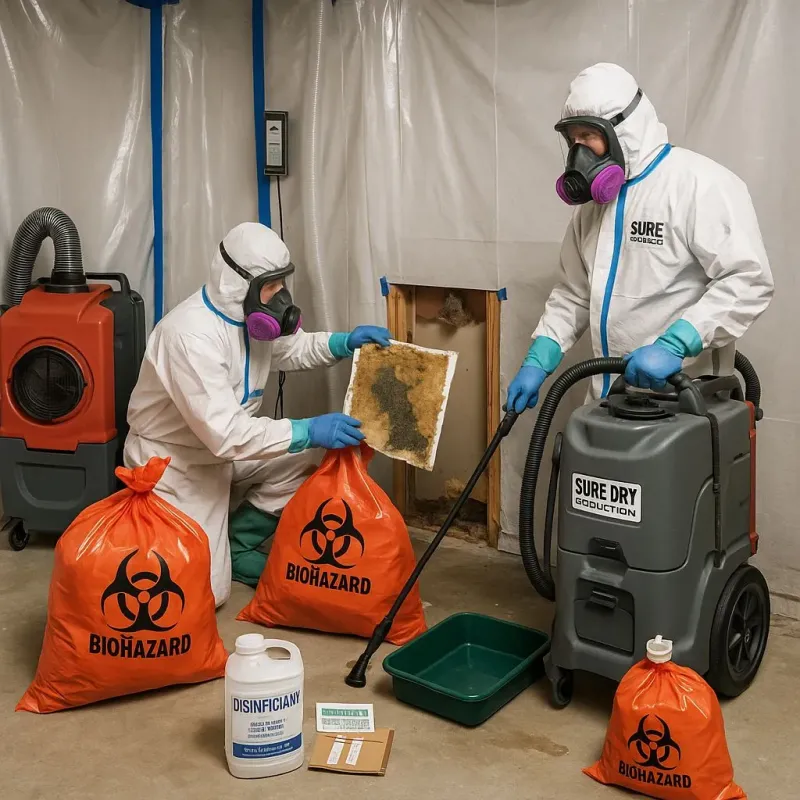 Contaminated Water Handling Protocols process in Glouster, OH
